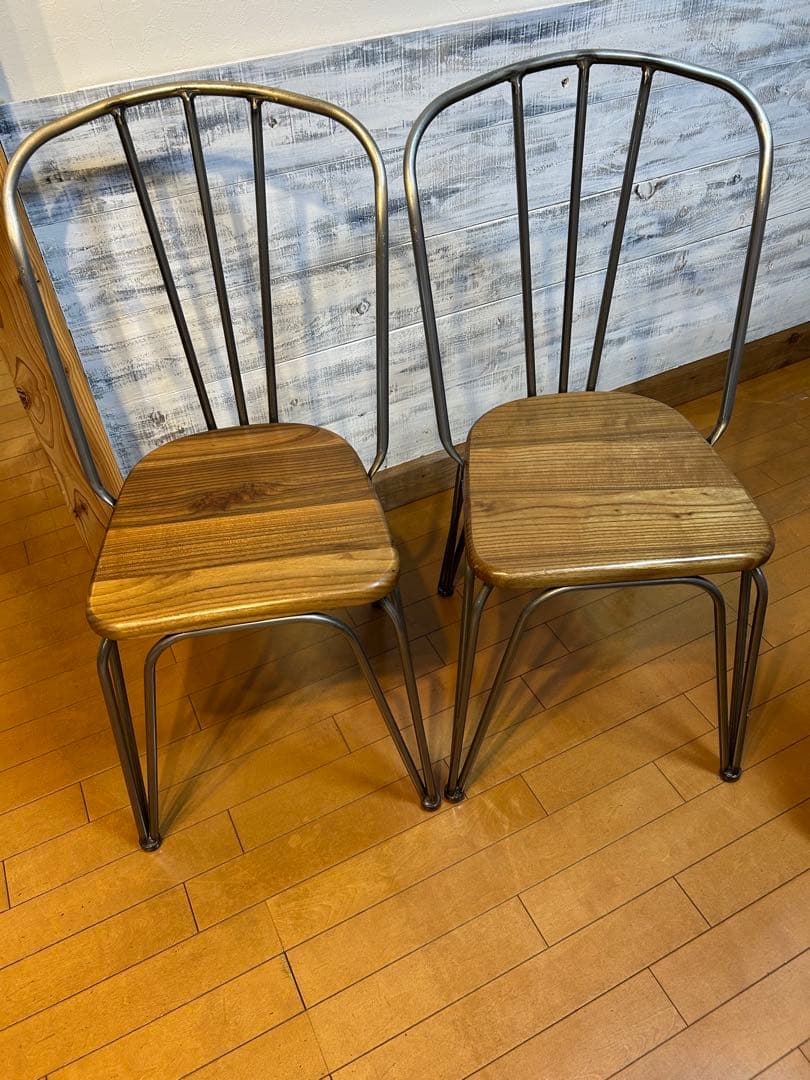 WTW 木目ダイニングチェア