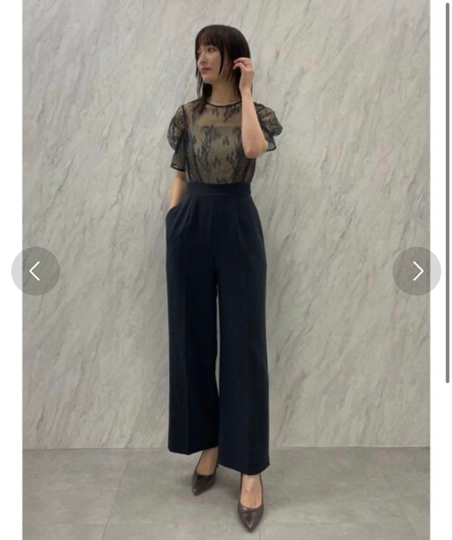 LADYパネルレースドッキングコンビネゾン