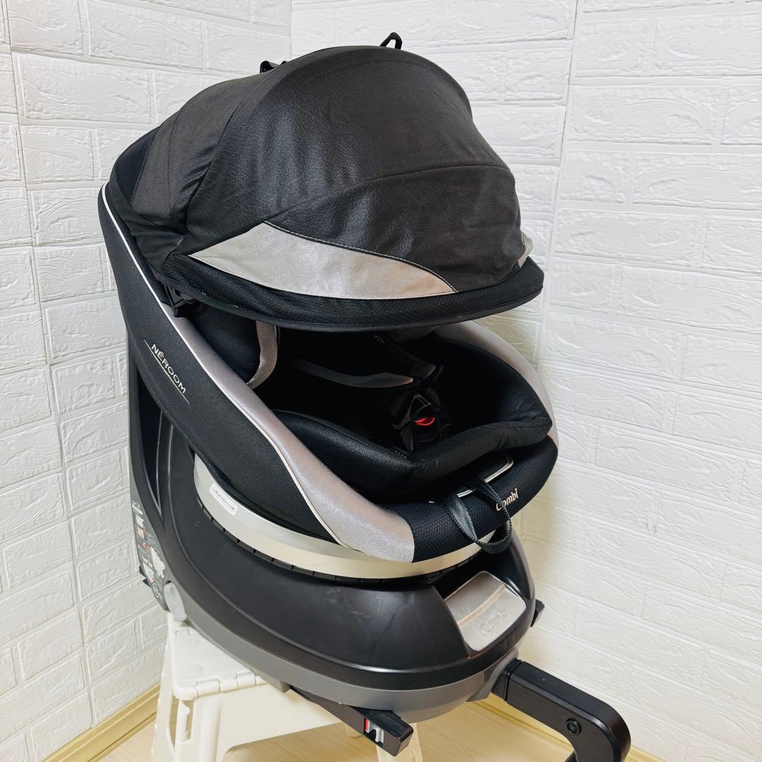 コンビ ネルームisofixエッグショック チャイルドシート 極美品 ブラック