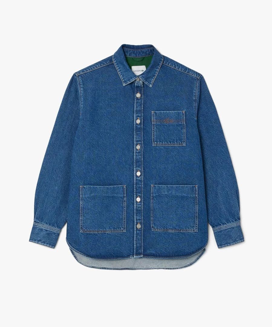 【MiAさん専用】LACOSTE デニムシャツ ボタンアップ