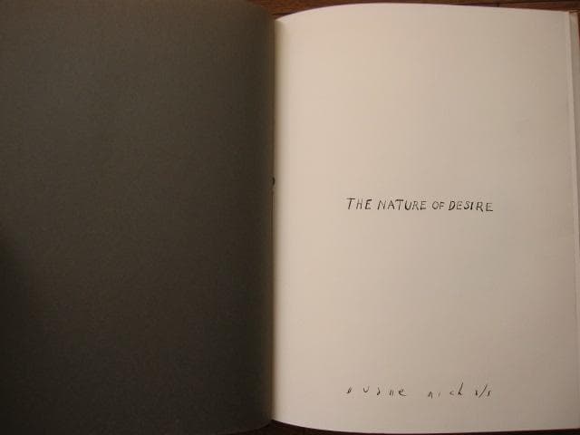 THE NATURE OF DESIRE　Duane Michals