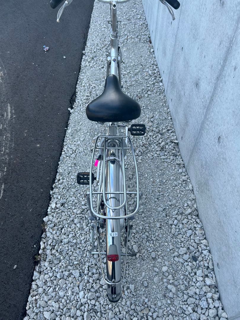 R14 愛知 ブリヂストン E60U1 B1B エブリッジ 26インチ シルバー