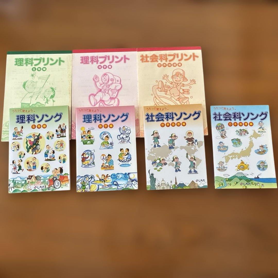 七田式　社会、理解ソング＋プリントセット