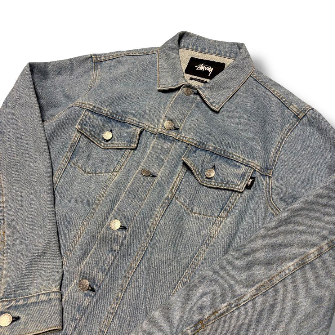 【Stussy】USA製 WASHED DENIM JACKET M