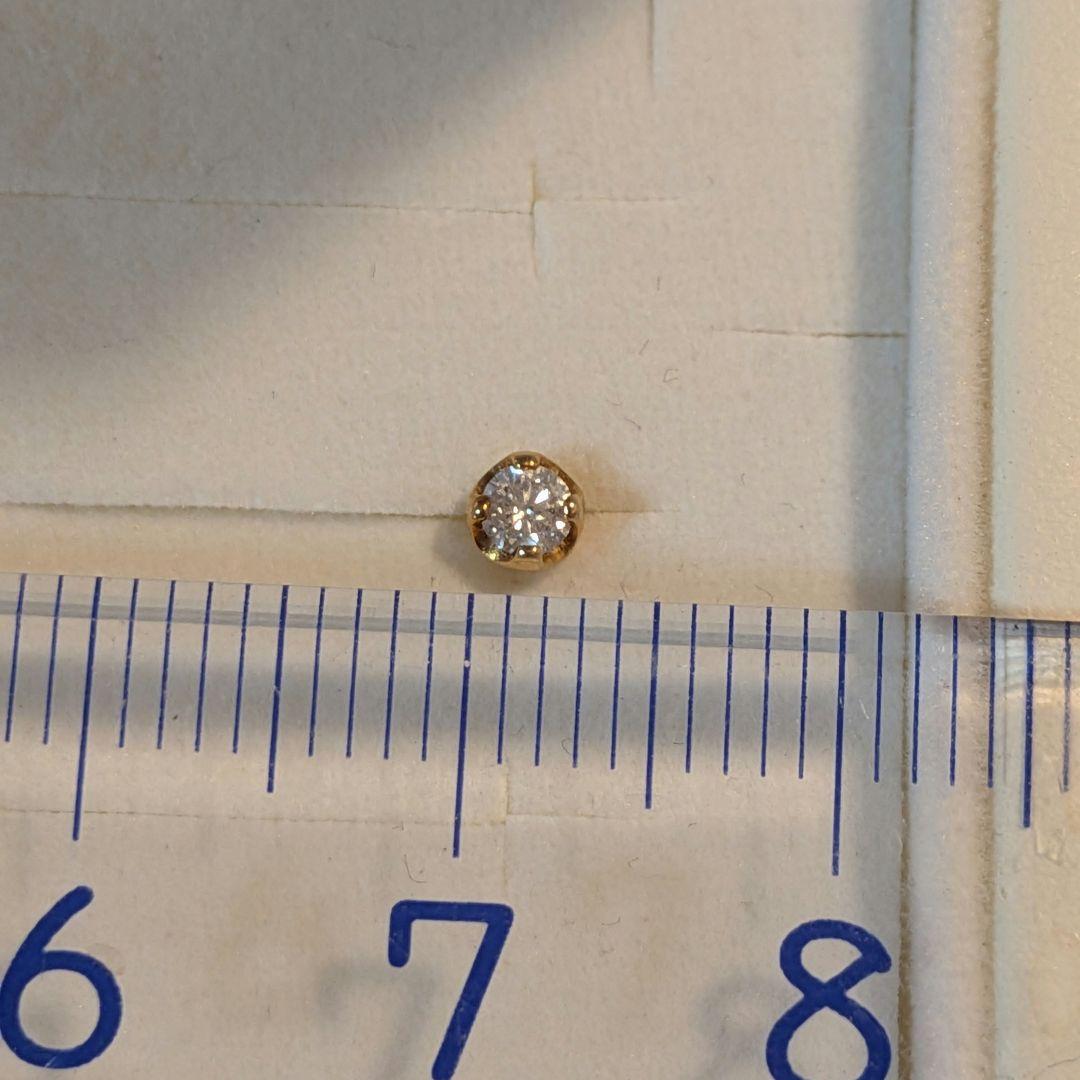 4℃ K18 ダイヤモンドピアス