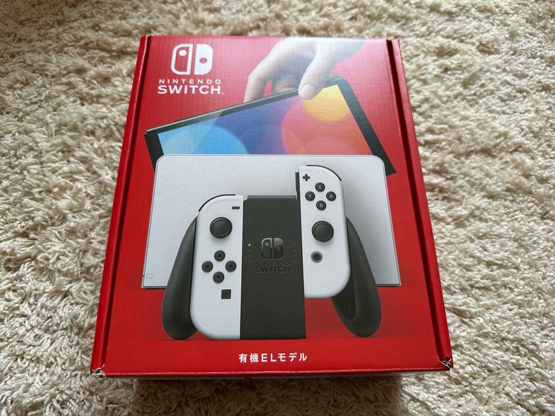 Nintendo Switch 有機EL ホワイト【美品、ホリコン付き】