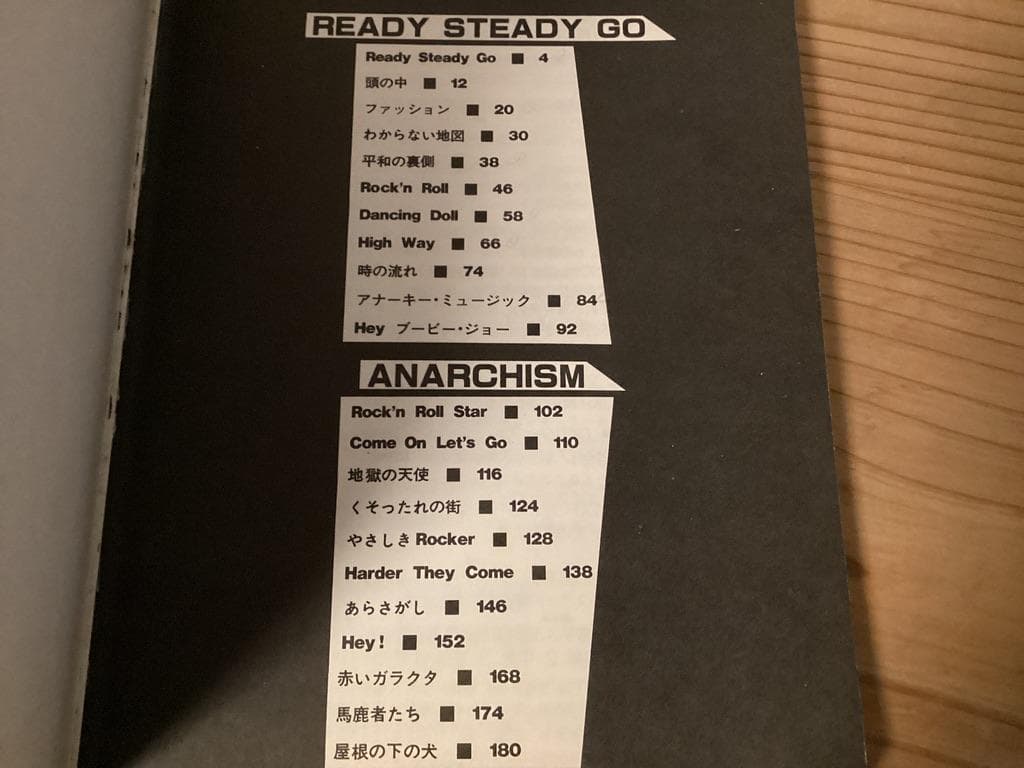 ★楽譜/アナーキー/ダブルベスト/レディステディゴー&アナーキズム/バンドスコア