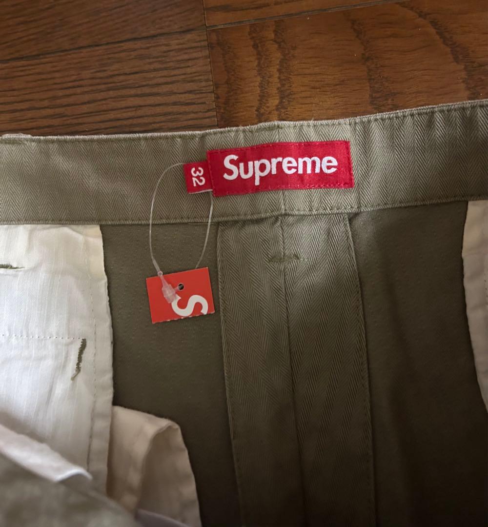 パンツ Supreme Washed Herringbone Chino Pant 32