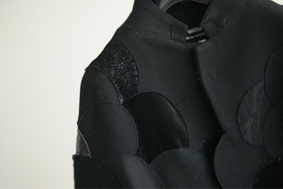 14aw ジュンヤワタナベ コムデギャルソン パッチワーク ポンチョ コート