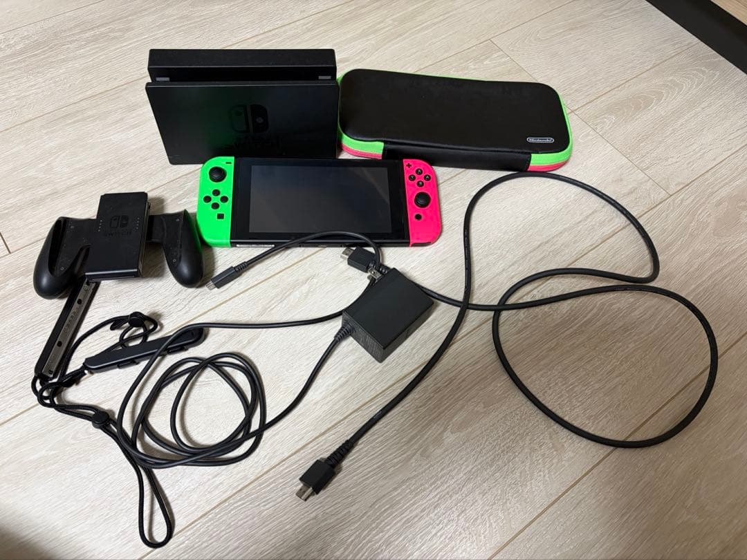 Nintendo Switch本体(左ジョイコン一部不良)