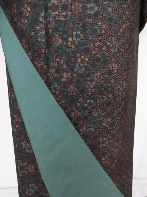 新品に近い！純泥染＊９マルキ＊本場奄美大島紬＊成田織物＊着物＊１６０ｃｍ＊裄６５