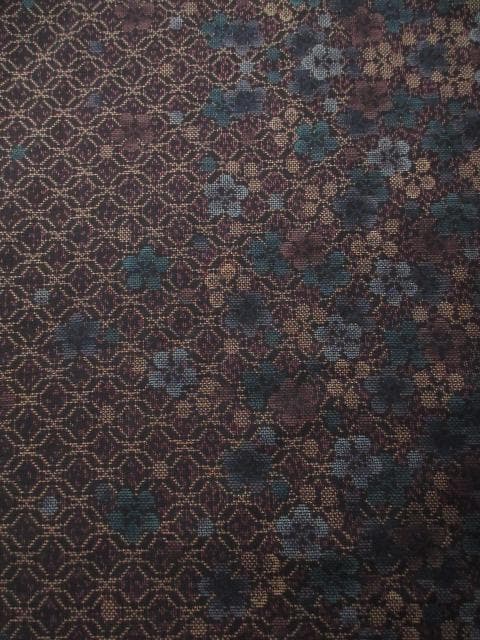 新品に近い！純泥染＊９マルキ＊本場奄美大島紬＊成田織物＊着物＊１６０ｃｍ＊裄６５