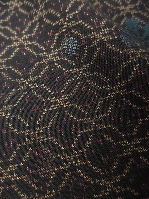 新品に近い！純泥染＊９マルキ＊本場奄美大島紬＊成田織物＊着物＊１６０ｃｍ＊裄６５