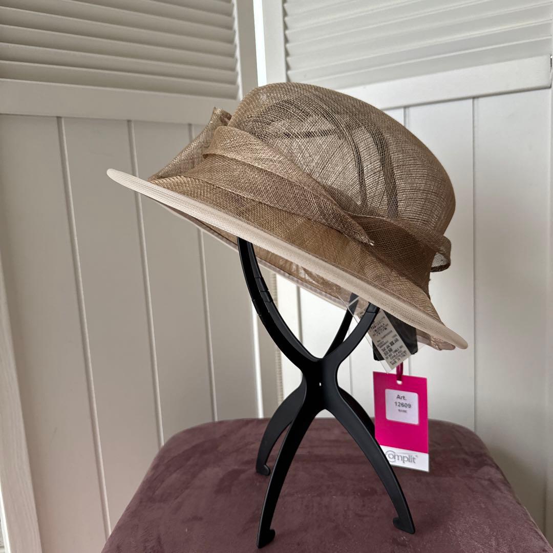 カシラ　リボン　帽子　天然素材　夏　リゾート　旅行　インポート　新品、未使用