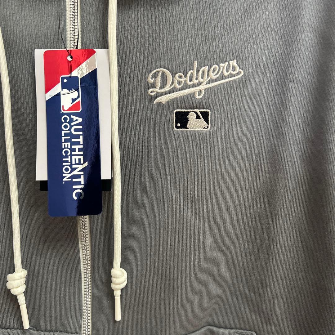 選手着用モデル ナイキオーセンティック Dodgers ジップパーカー Lサイズ
