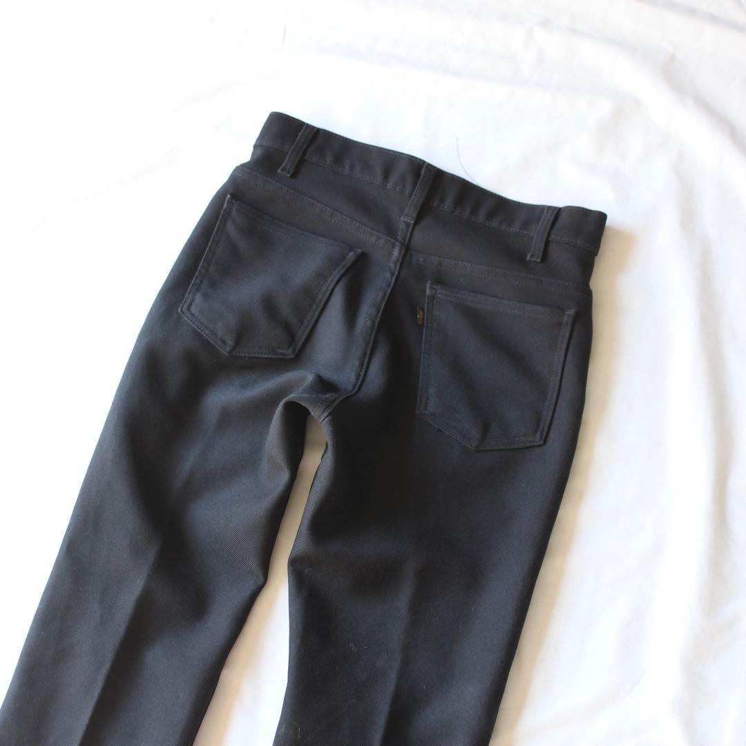 美品 90s Levi's アクションスラックス スタプレ パナテラ black