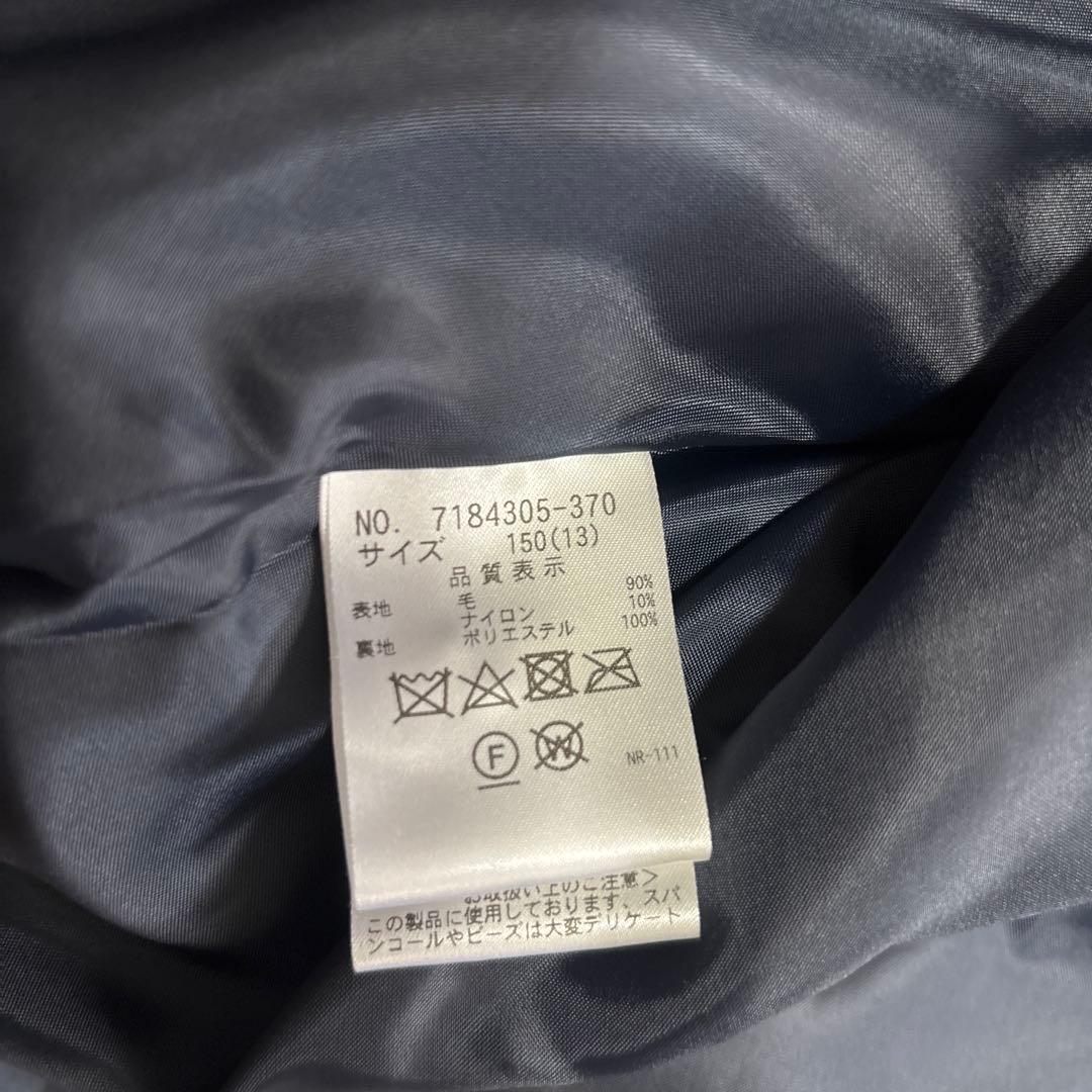 セール！アナスイミニ ネイビーウール　コート 150