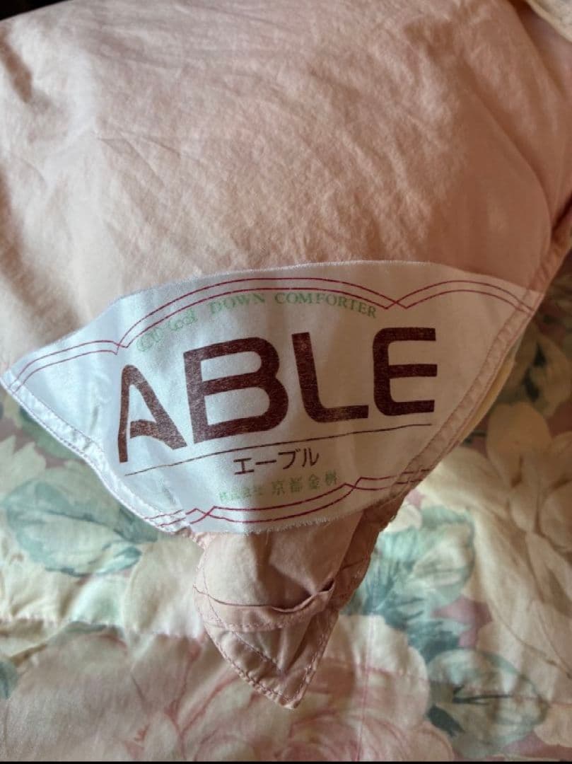 羽毛掛け布団　ダブルsize２枚セット(冬用、春用)