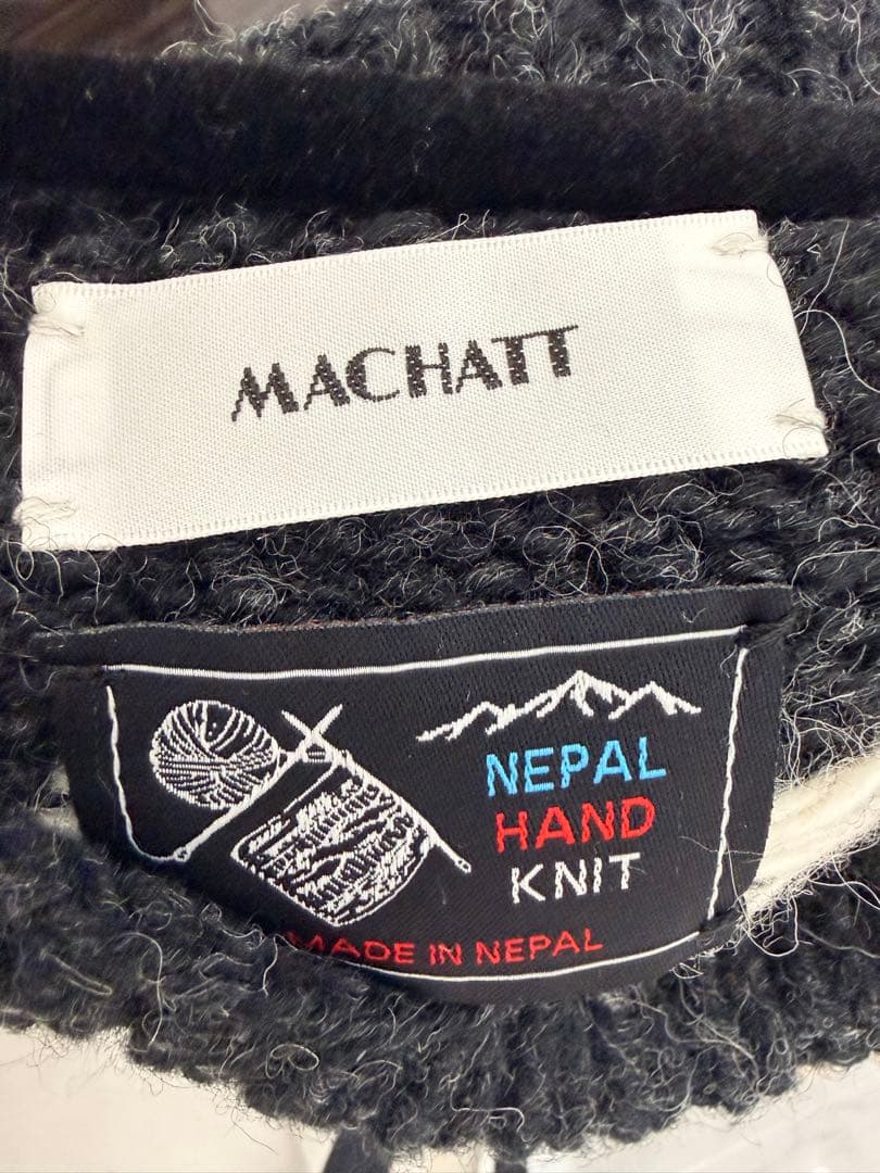 MACHATT ノルディックニットベスト