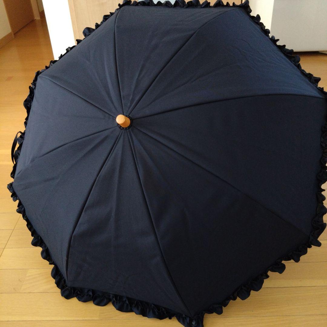 サンバリア100 折りたたみ日傘　二段折　フリル