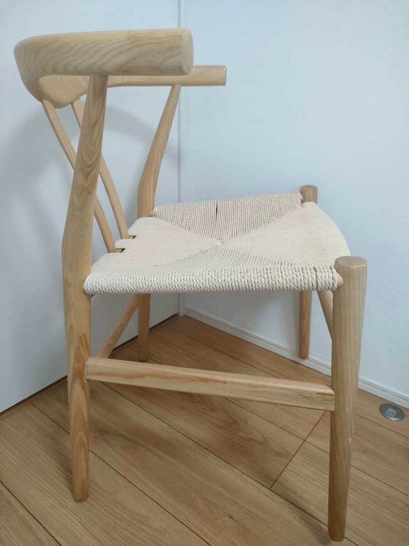 北欧スタイル ダイニングチェア ナチュラルウッド、リボーンチェア オーク