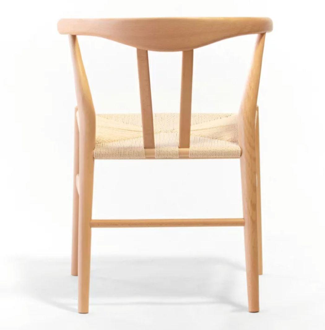 北欧スタイル ダイニングチェア ナチュラルウッド、リボーンチェア オーク