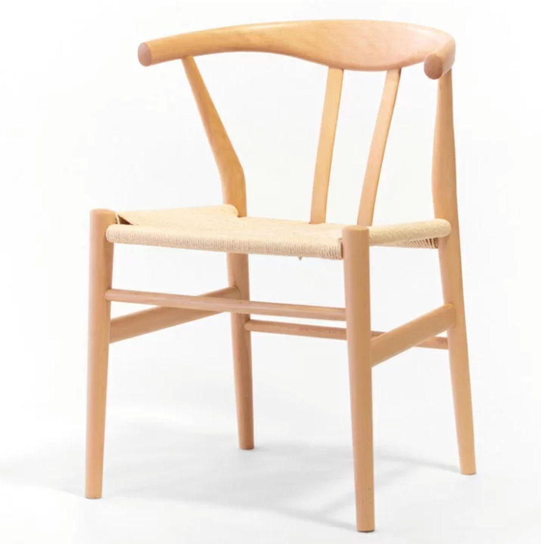 北欧スタイル ダイニングチェア ナチュラルウッド、リボーンチェア オーク