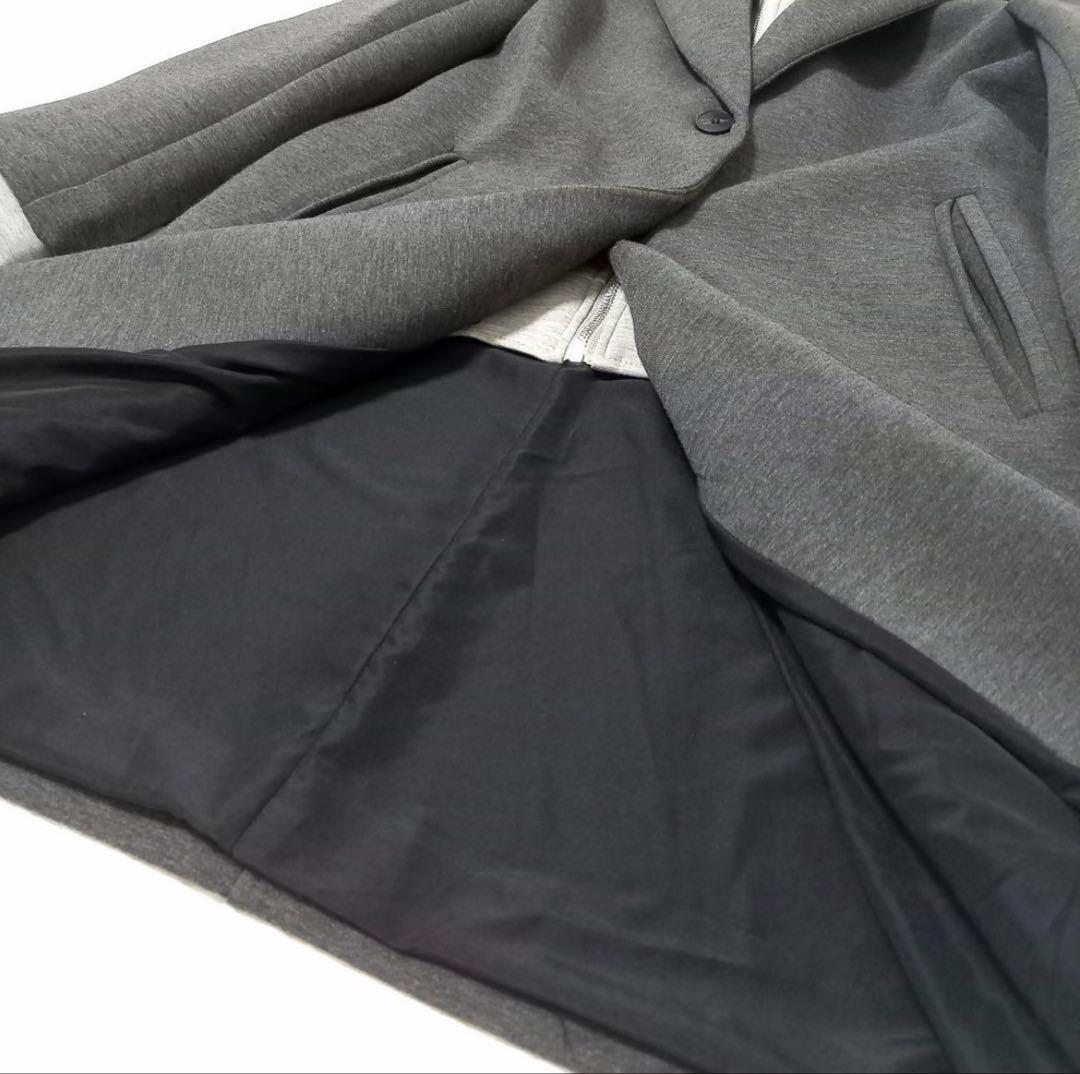 美品⭐︎ZARA デタッチャブルフードコート ロング チェスター コントラストXL