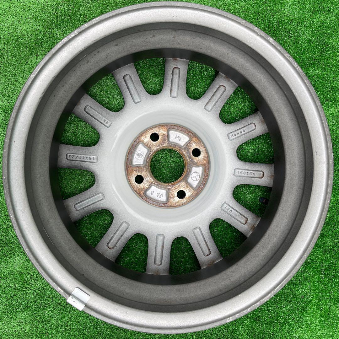 ホンダ N-BOX カスタム純正15インチ　4.5J +45 4H-100 中古