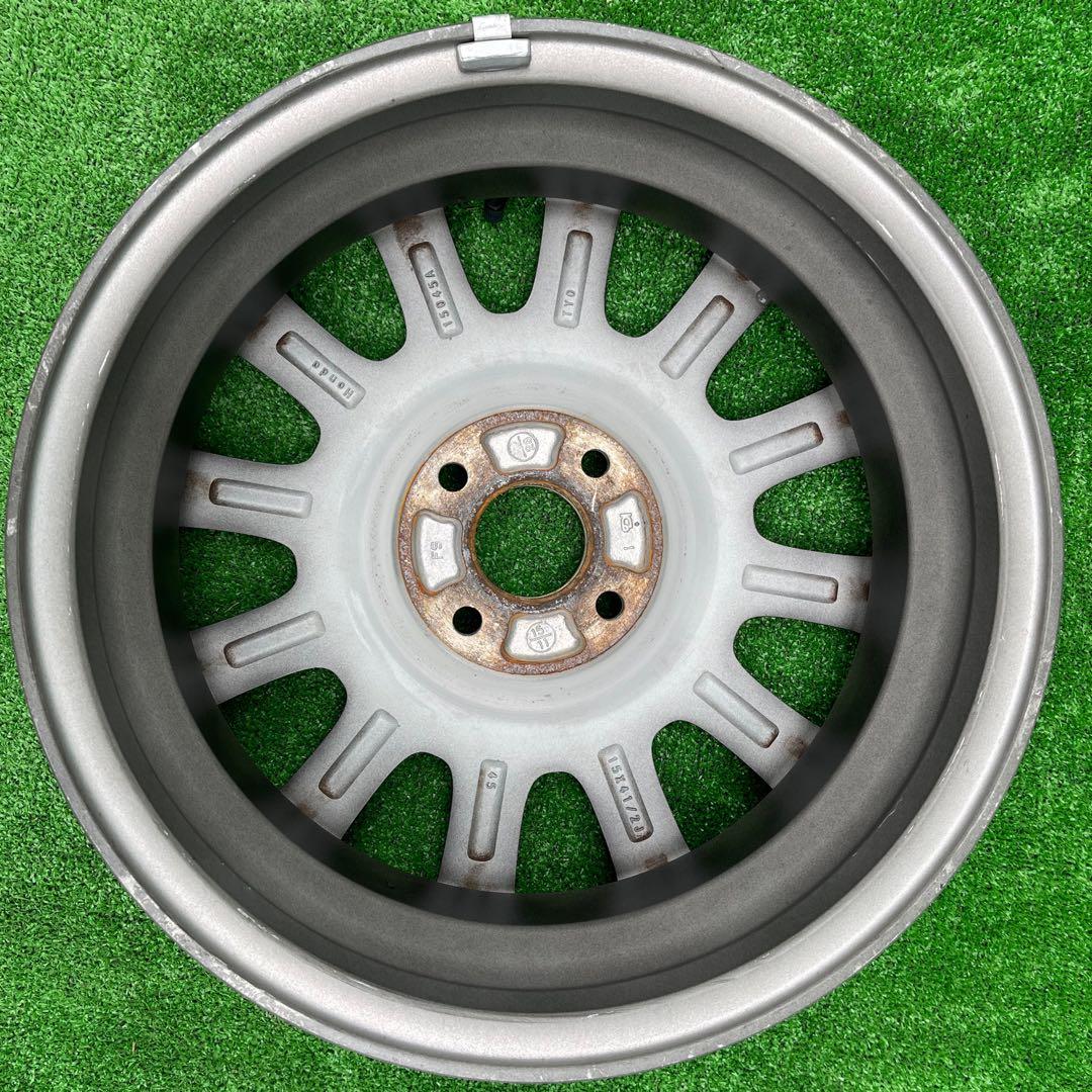 ホンダ N-BOX カスタム純正15インチ　4.5J +45 4H-100 中古