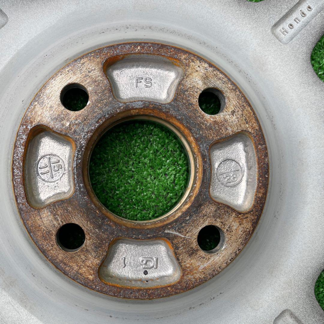 ホンダ N-BOX カスタム純正15インチ　4.5J +45 4H-100 中古