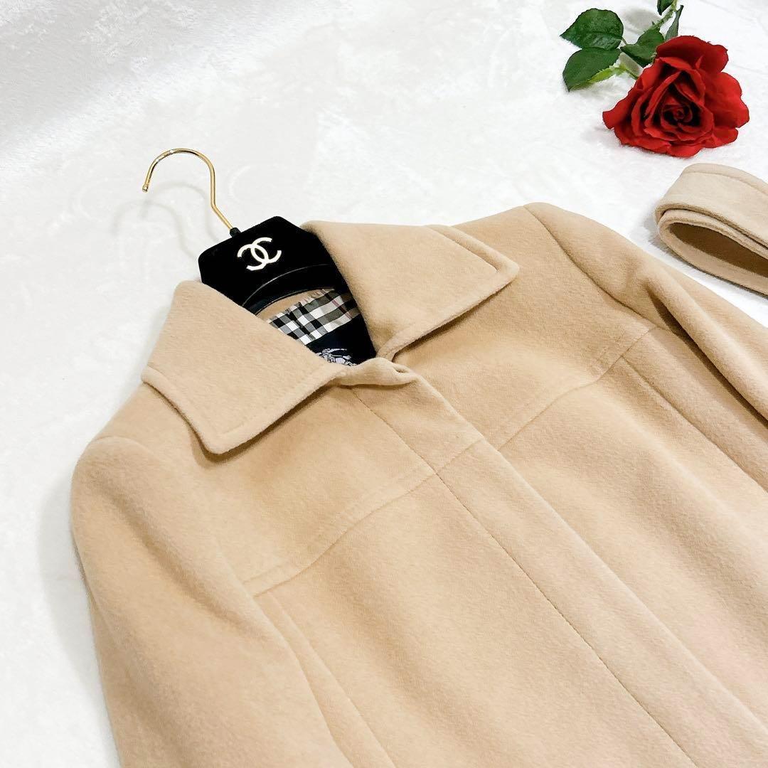 新品同様✨　バーバリー　ロンドン　トレンチコート　ノバチェック　アンゴラ　ウール