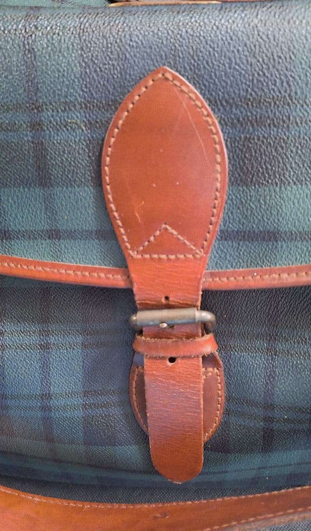 『15日迄』ポロラルフローレン　ボストンバッグ　2WAY ブラックウォッチ 美品