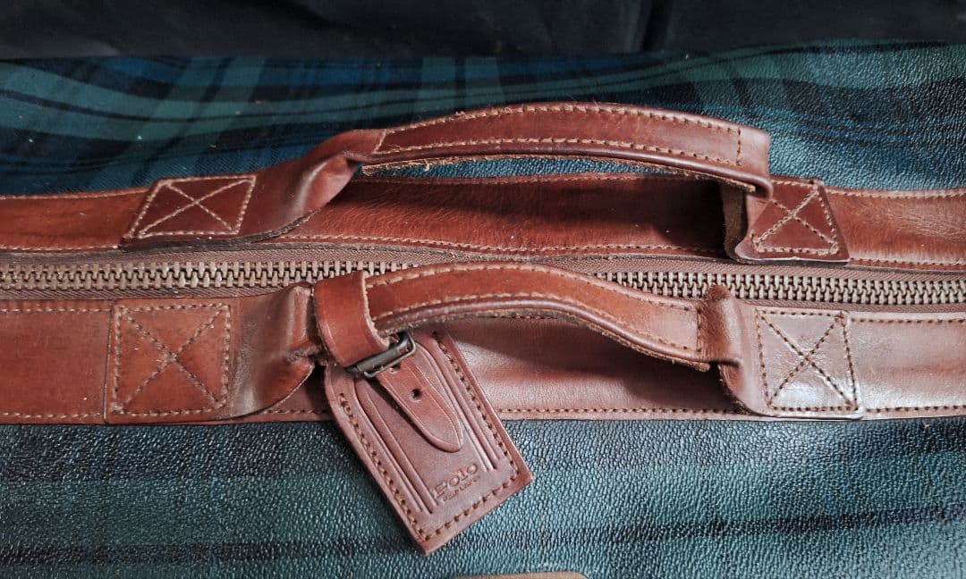 『15日迄』ポロラルフローレン　ボストンバッグ　2WAY ブラックウォッチ 美品