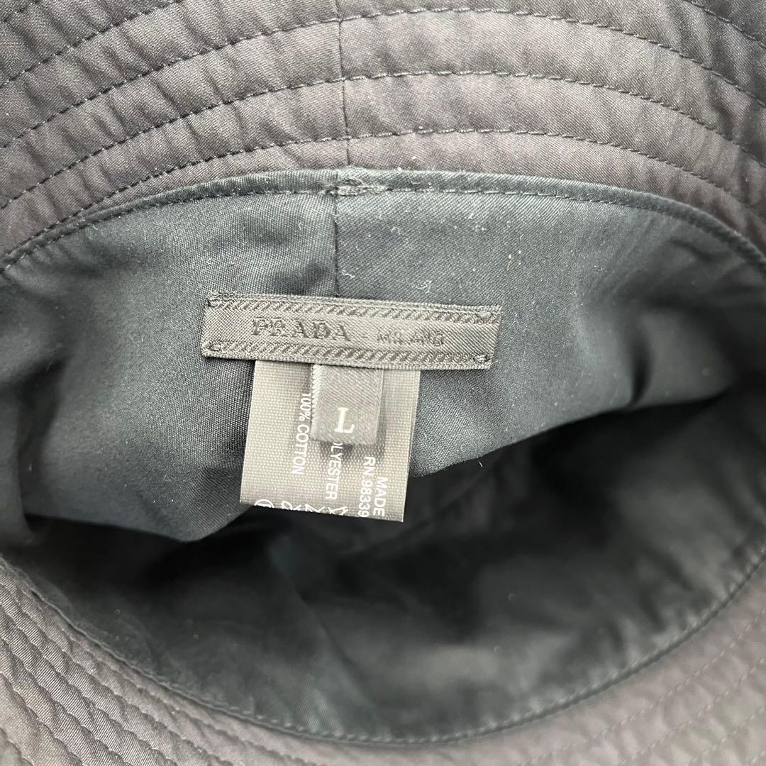 箱付き　美品　プラダ　スポーツ　テクニカルバケット　L 黒　　ナイロン