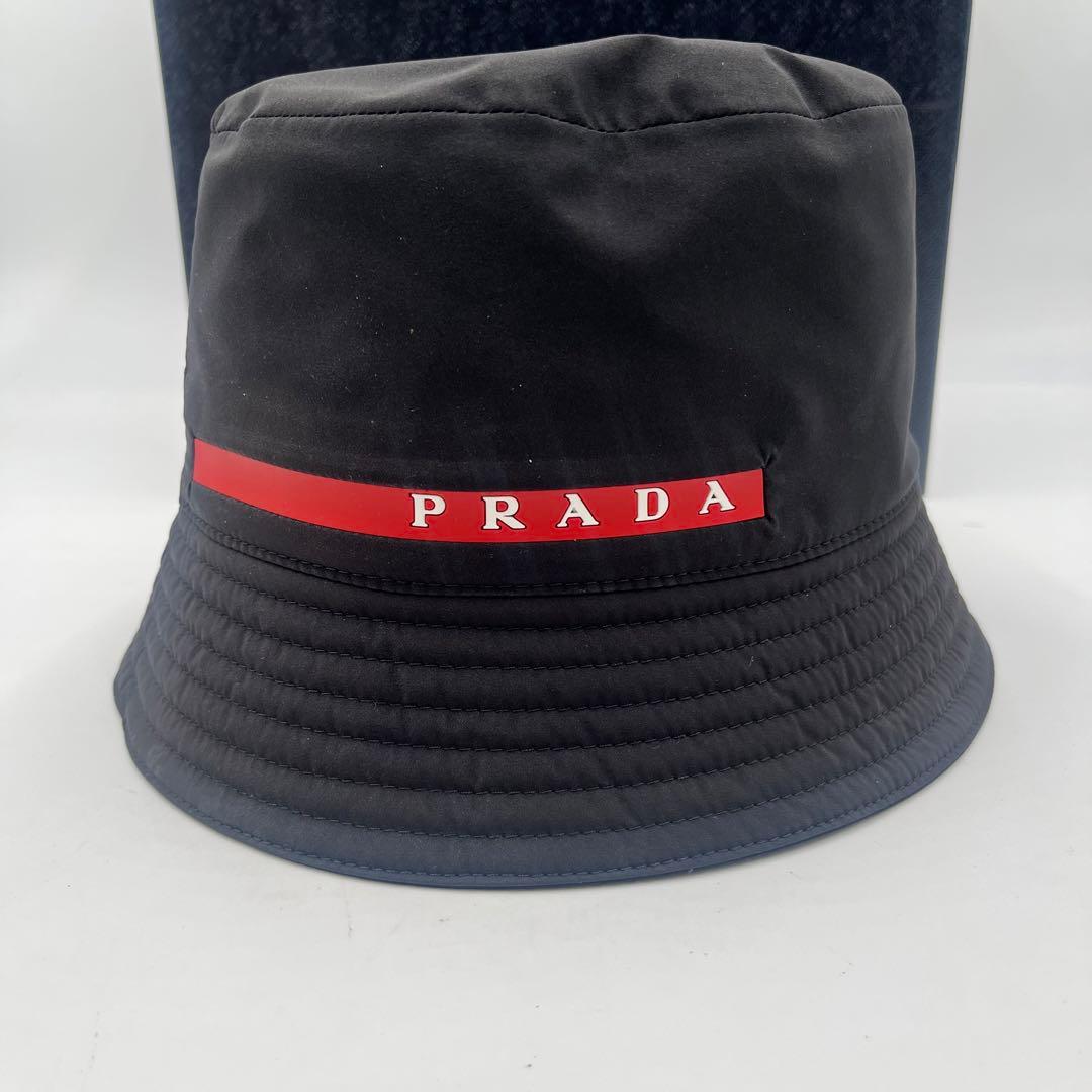 箱付き　美品　プラダ　スポーツ　テクニカルバケット　L 黒　　ナイロン
