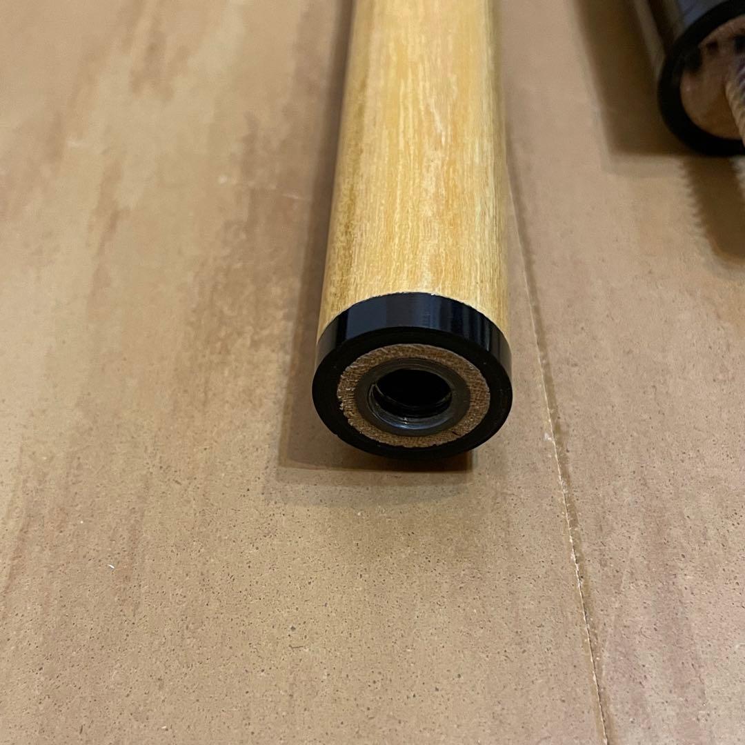 ビリヤード キュー 3ピース プレイキュー 19oz 3分割 ケース付