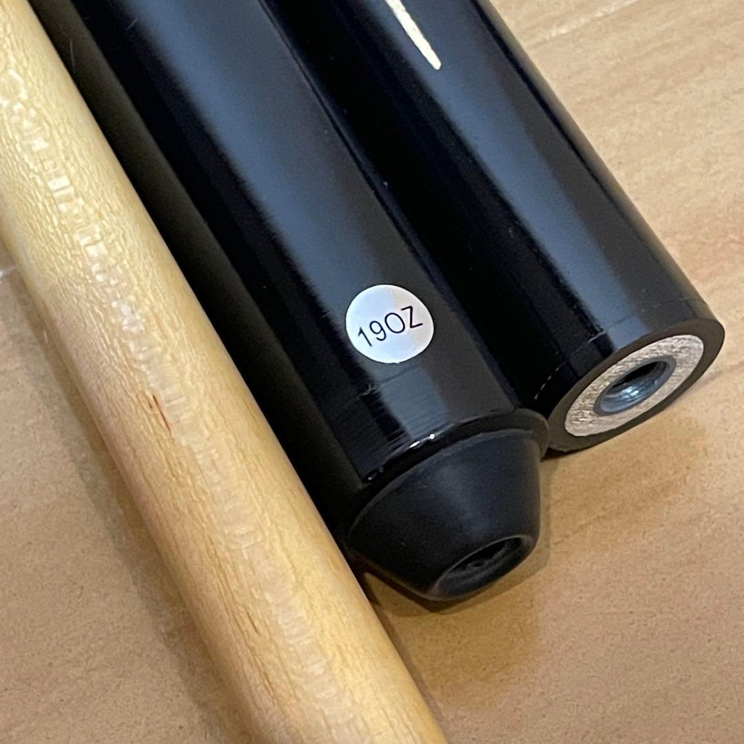 ビリヤード キュー 3ピース プレイキュー 19oz 3分割 ケース付