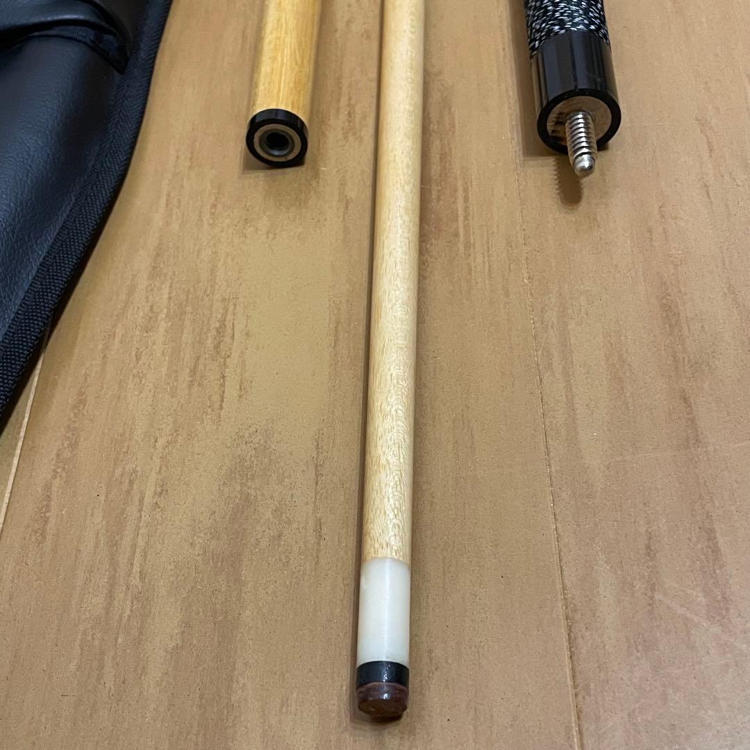 ビリヤード キュー 3ピース プレイキュー 19oz 3分割 ケース付