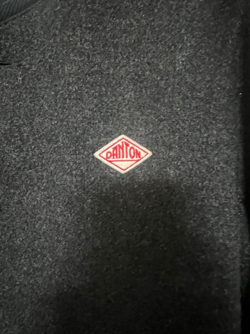 【COW HIDEボタン】DANTON ウールモッサ カラーレスジャケット