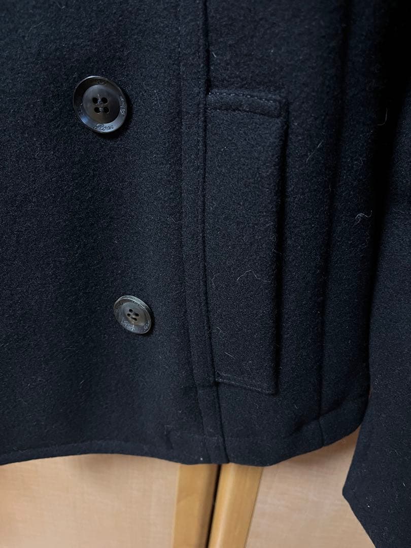 ロエン　Roen ウールピーコート スカル ブラック　美品