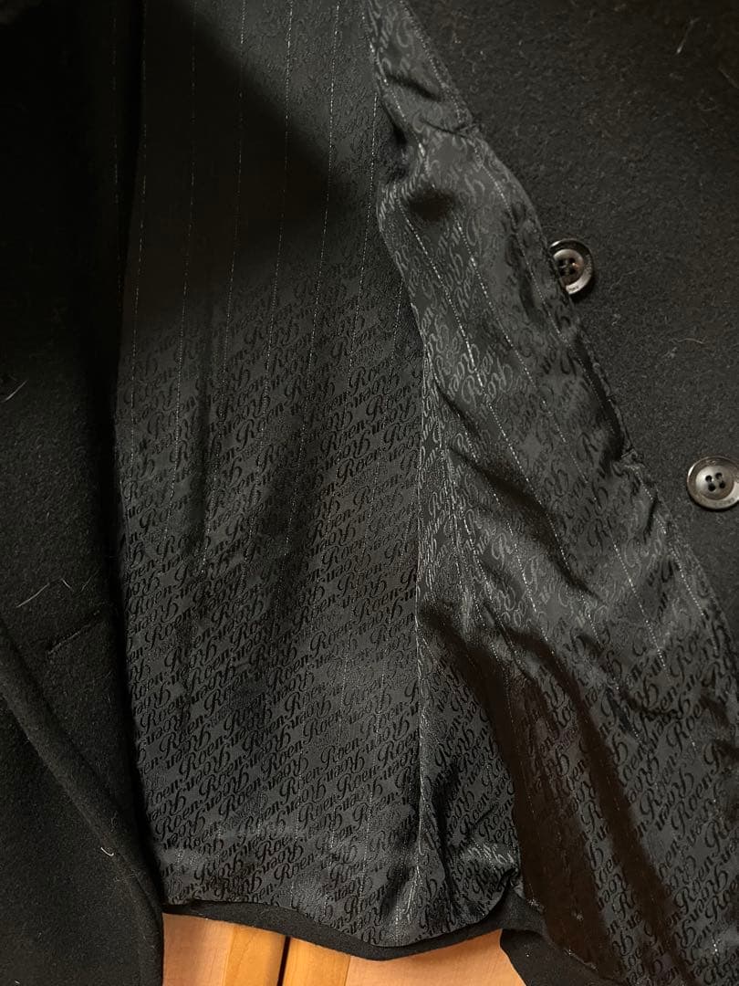 ロエン　Roen ウールピーコート スカル ブラック　美品
