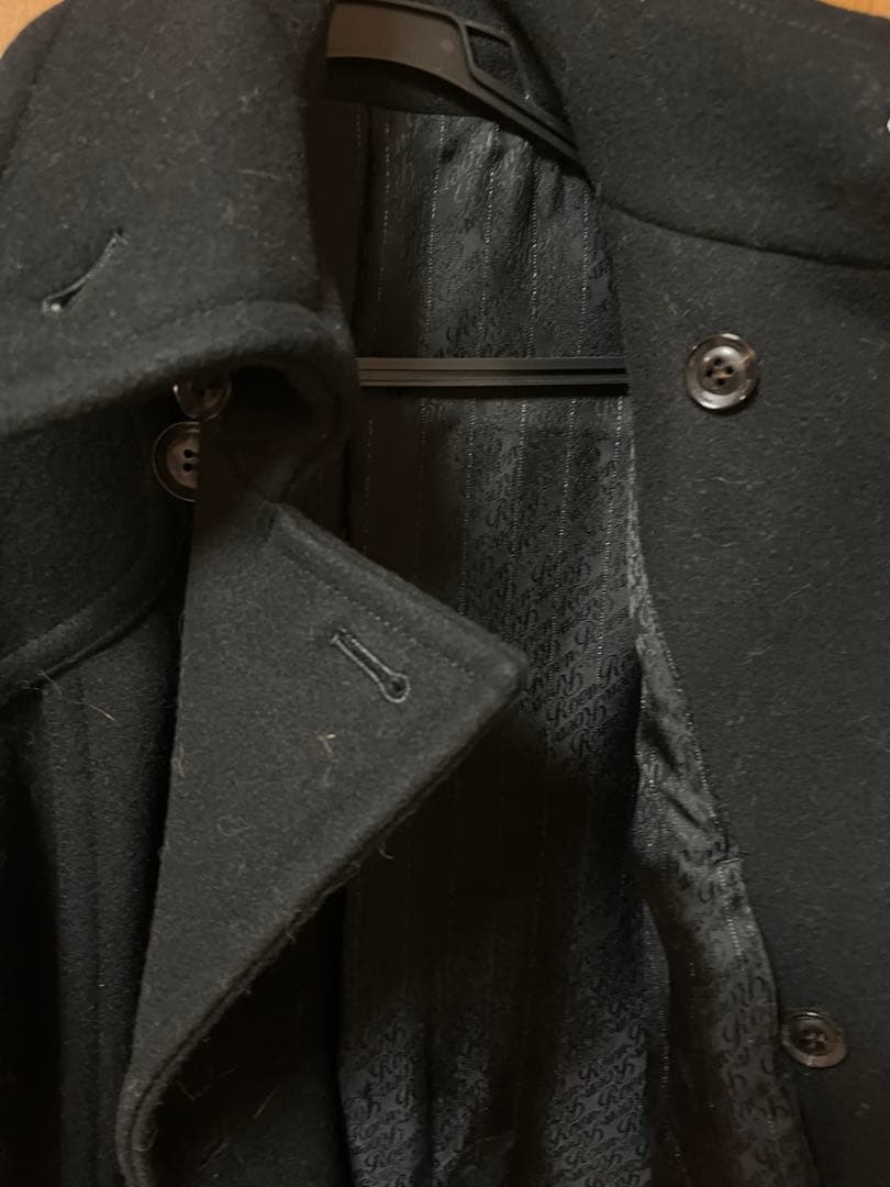 ロエン　Roen ウールピーコート スカル ブラック　美品