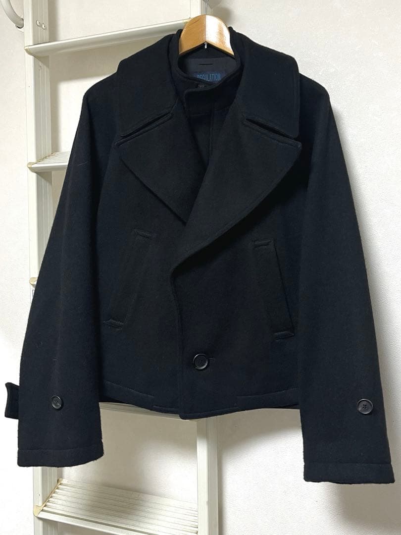 REGULATION yohji yamamoto ショートメルトンコート