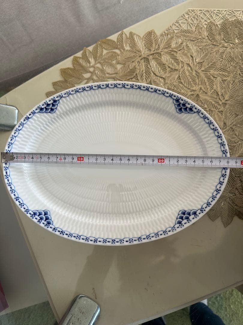 【新品未使用】ロイヤルコペンハーゲン　プリンセスオーバルディッシュ　28cm