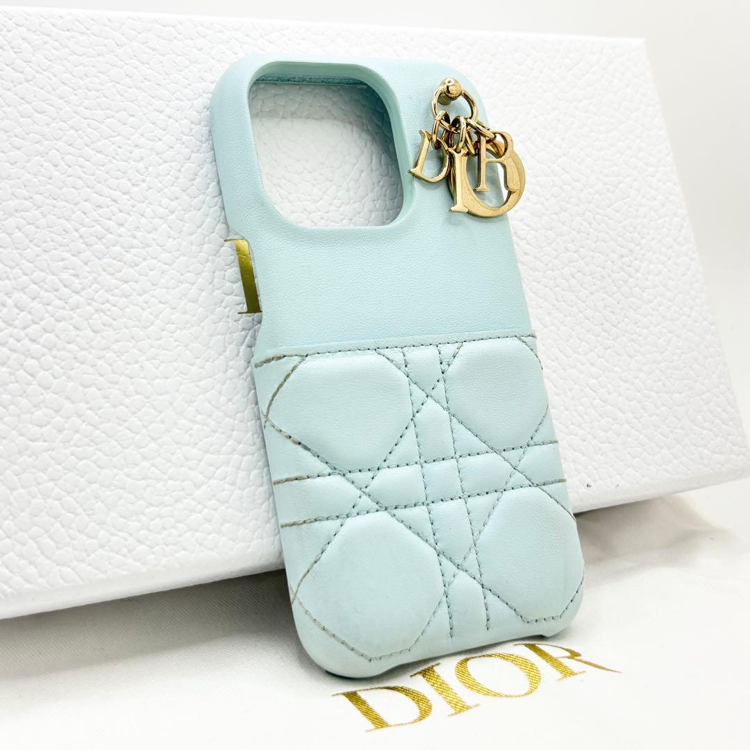 ✨限定カラー✨DIOR カナージュ　iPhoneケース　15Pro スマホカバー