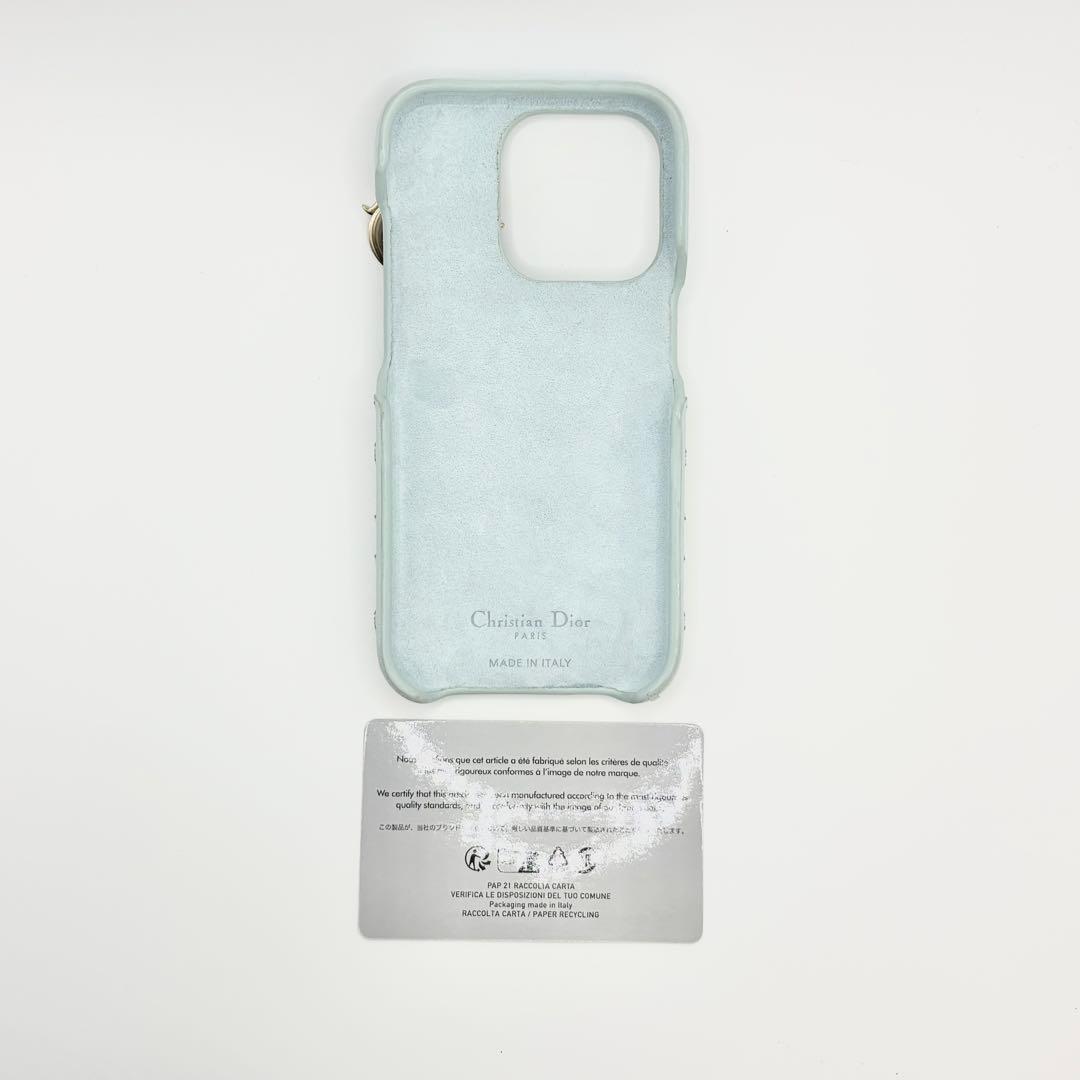 ✨限定カラー✨DIOR カナージュ　iPhoneケース　15Pro スマホカバー