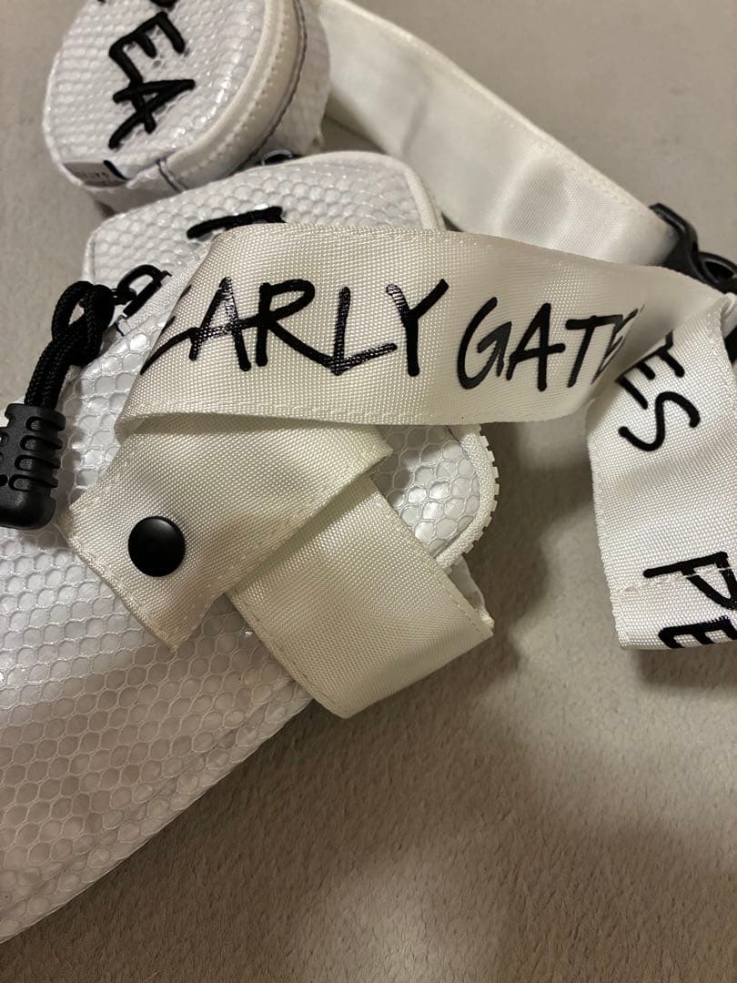 PEARLY GATES メッシュバッグ ホワイト
