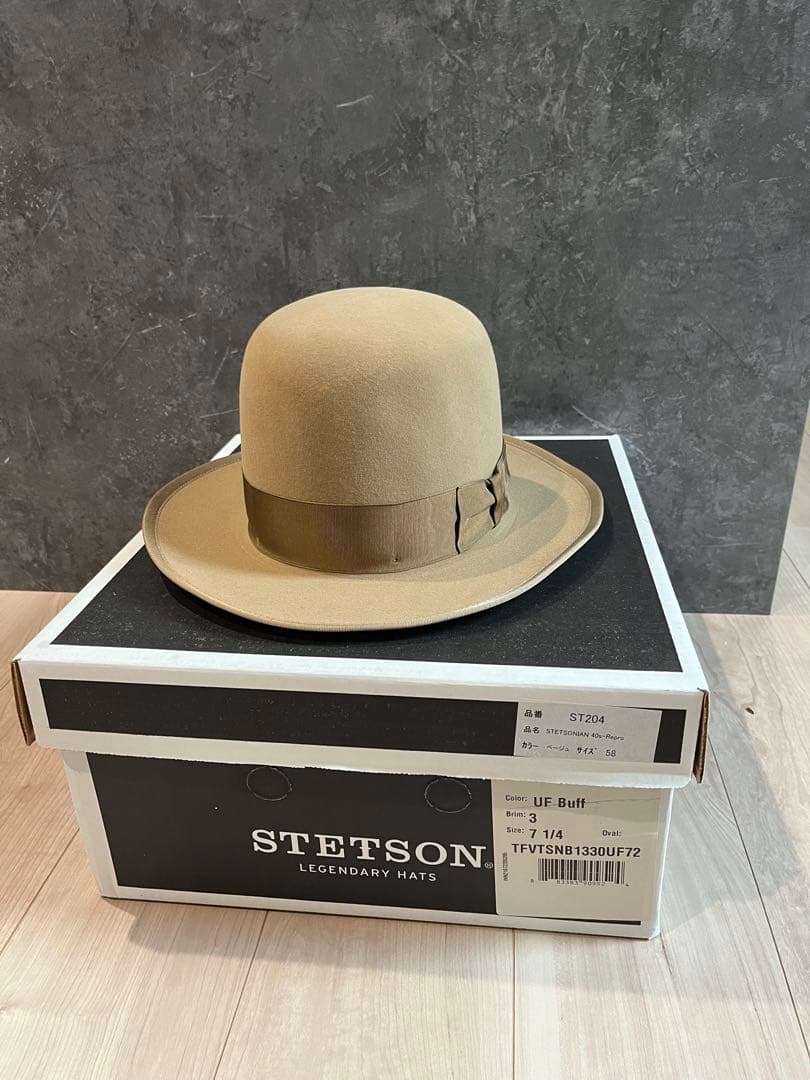 STETSON STETSONIAN 「新品」40s repro サイズ58