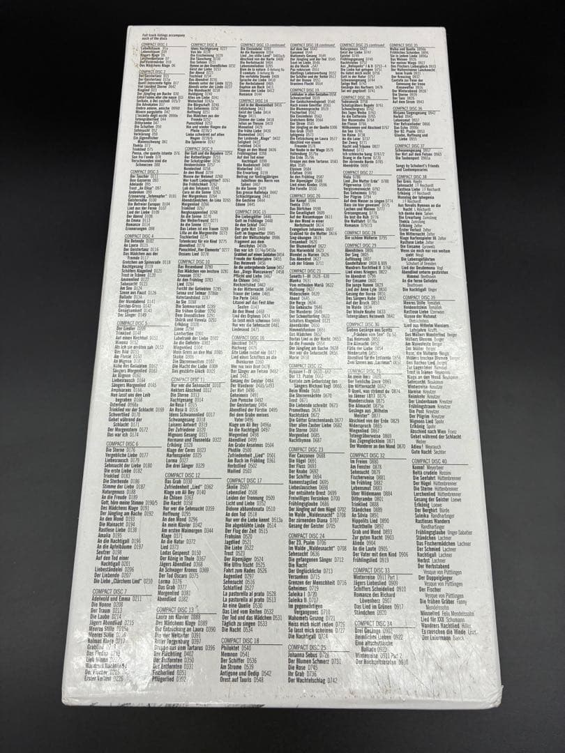 シューベルト　クラシック　CDボックス　FRANZ SCHUBERT